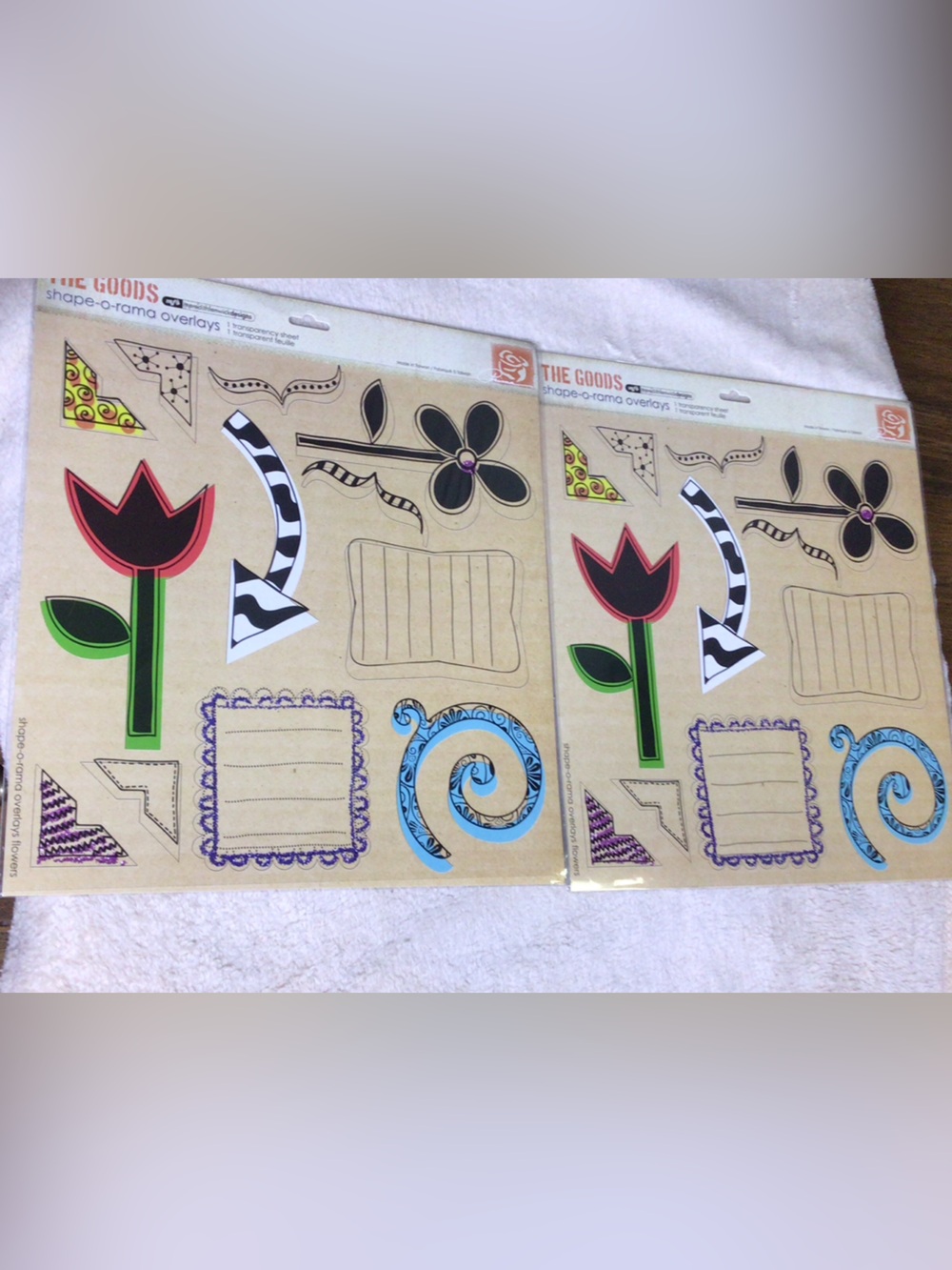 Shape-O-Rama Flower Overlay Sheet